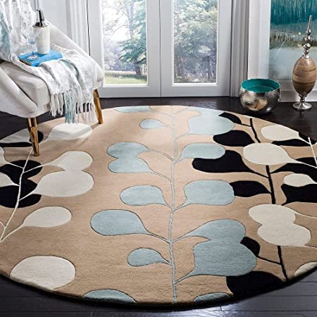 Carpets trends Round carpets beige colour