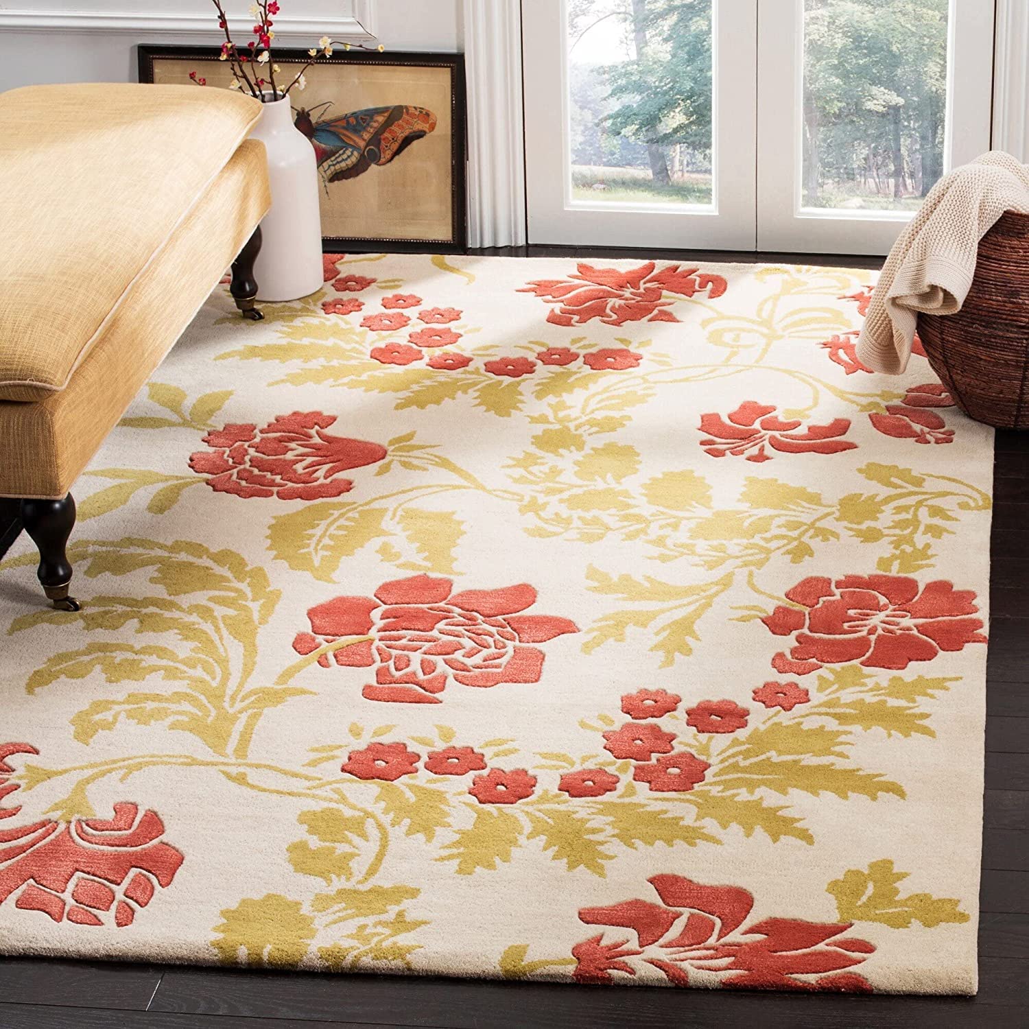 Carpet trends white floral carpet